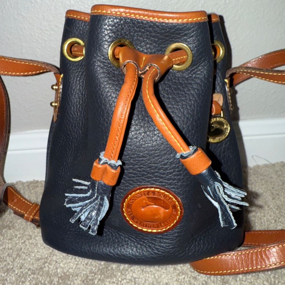 Mini dooney bucket bag